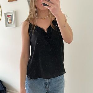 classy satin lace going out top